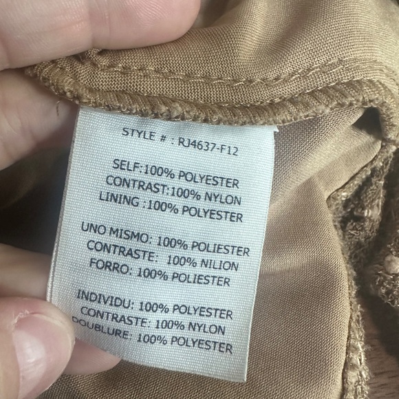 Anthropologie Ryu Tan Lace Boho Coquette Lace Tie Front Open Cardigan Sz Small - Picture 8 of 9